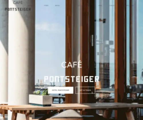 Cafepontsteiger.com(Cafe Pontsteiger) Screenshot
