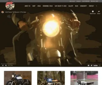 Caferacertv.com(Cafe Racer Motorcycles) Screenshot