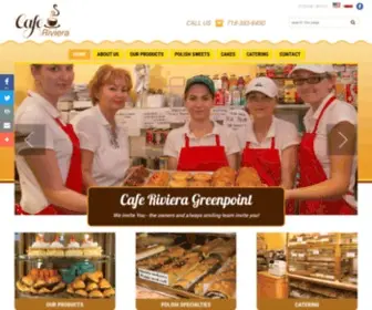 Caferivieragreenpoint.com(Polish Bakery Cafe Riviera Greenpoint NY) Screenshot