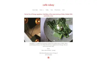 Caferobey.com(Cafe Robey) Screenshot