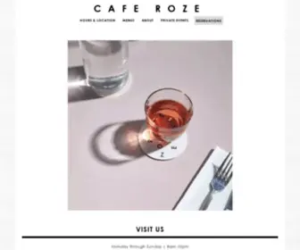 Caferoze.com(Cafe Roze) Screenshot