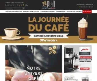 Cafes-Pfaff.com(Cafés PFAFF) Screenshot