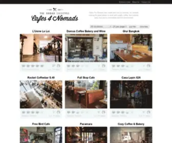 Cafes4Nomads.com(Cafes For Nomads) Screenshot