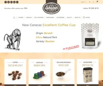 Cafescaracas.com(CAFES) Screenshot