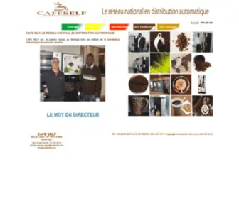 Cafeself.com(Distributeur automatique de boissons chaudes) Screenshot