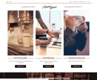 Cafesmamasame.com(Cafés MamaSame) Screenshot