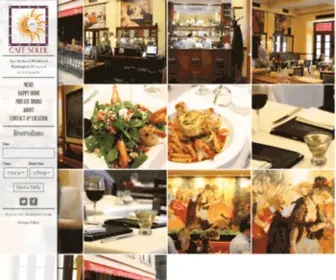 Cafesoleildc.com(Washington DC Restaurant) Screenshot