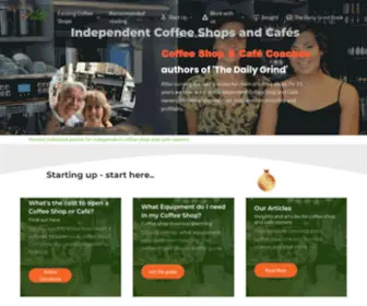 Cafesuccesshub.com(Support and coaching for Coffee Shop and Cafe entrepreneurs) Screenshot