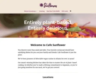 Cafesunflower.com(Cafe Sunflower) Screenshot