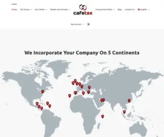 Cafetax.com(Offshore and Onshore Company Formations & Bank Accounts) Screenshot