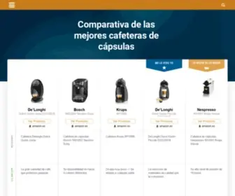 Cafeteradecapsulas.net(Mejores cafeteras de capsulas) Screenshot