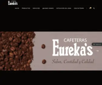 Cafeteraseurekas.co(Cafeteras Eurekas) Screenshot