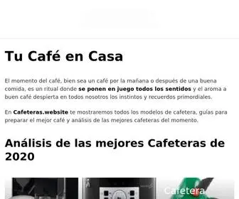 Cafeteras.website(Tu Café en Casa) Screenshot