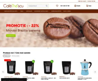 Cafethescu.ro(Cafea proaspat prajita) Screenshot