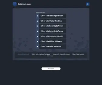 Cafetrack.com(cafetrack) Screenshot