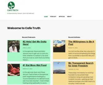 Cafetruth.com(Resources for Personal Growth and Well) Screenshot