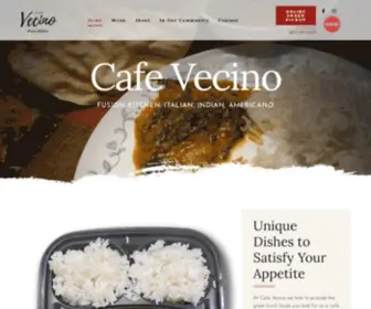 Cafevecino.com(Cafe Vecino Fusion Kitchen) Screenshot