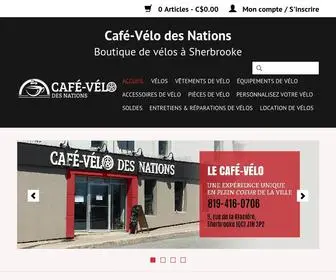 Cafevelodesnations.com(Café) Screenshot