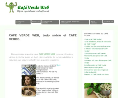 Cafeverdeweb.com(Cafeverdeweb) Screenshot