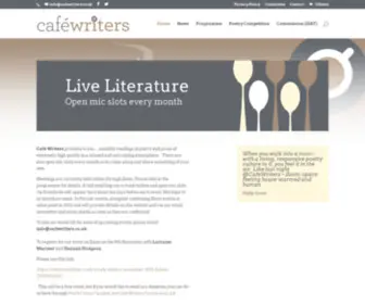 Cafewriters.co.uk(Cafe Writers) Screenshot