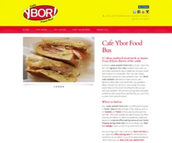 Cafeybor.com(Cafe Ybor Food Truck in Austin Texas) Screenshot