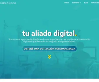 Cafeycococr.com(Diseño Web y Estrategía Digital en Costa Rica) Screenshot