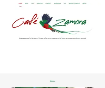 Cafezamorapdx.com(Café Zamora) Screenshot