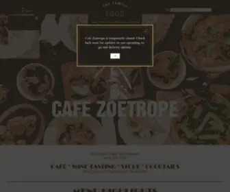 Cafezoetrope.com(Cafe Zoetrope) Screenshot