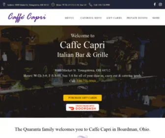 Caffe-Capri.com(Italian Bar & Grill) Screenshot