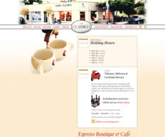 Caffe-Classico.com(Caffe Classico) Screenshot