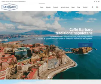 Caffebarbaro.it(Caffebarbaro) Screenshot