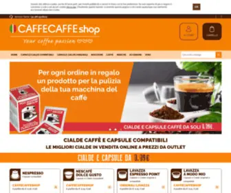 Caffecaffeshop.com(Acquista online cialde caffe e capsule compatibili in offerta a prezzi scontati) Screenshot