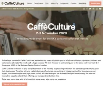 Caffecultureshow.com(The Caffe Culture Show) Screenshot