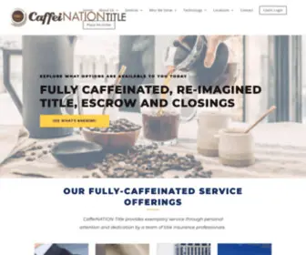 Caffeinationtitle.com(CaffeiNATION Title) Screenshot