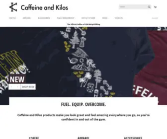 Caffeineandkilos.com(Caffeine and Kilos Inc) Screenshot