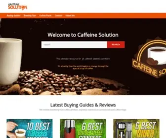 Caffeinesolution.com(Caffeine Solution) Screenshot