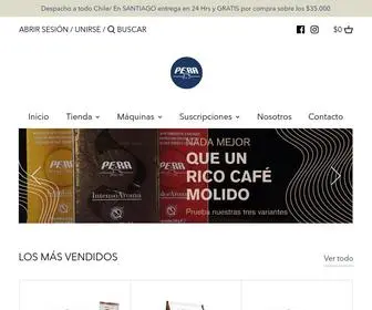 Caffepera.cl(Caffepera Chile) Screenshot