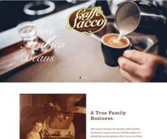 Caffesacco.com(Home) Screenshot