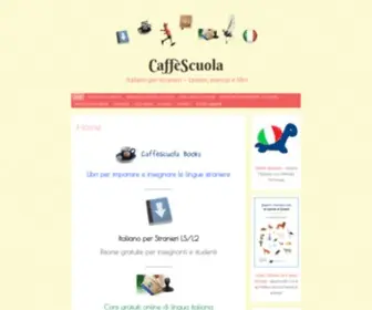 Caffescuola.com(Libri per imparare e insegnare le lingue straniere) Screenshot