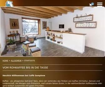 Caffesempione.ch(Caffè Sempione) Screenshot