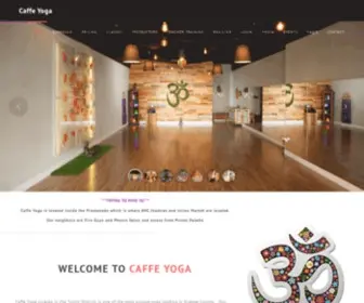 Caffeyoga.com(Tustin Yoga at The District) Screenshot