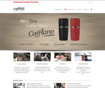 Cafflanoshop.com(Cafflano) Screenshot