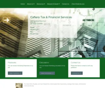 Cafierotax.com(Cafiero Tax & Financial Services) Screenshot