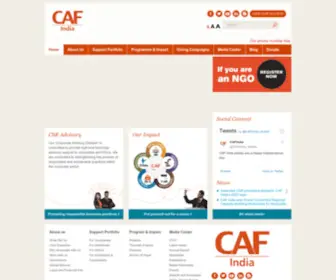Cafindia.org(CAF) Screenshot