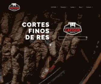 Cafison.com(Carnes Finas de Sonora) Screenshot