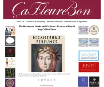 Cafleurebon.com(Perfume blog) Screenshot