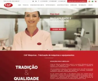 Cafmaquinas.com.br(CAF Máquinas) Screenshot