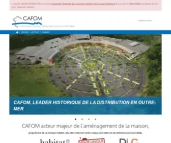 Cafom.com(Centrale d'achat française pour l'outre) Screenshot