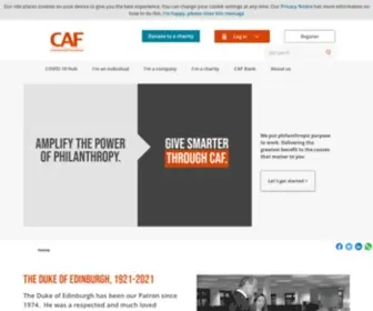 Cafonline.org(Charities Aid Foundation (CAF)) Screenshot