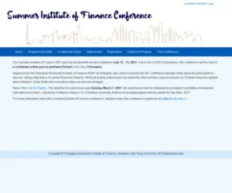 Cafr-SIF.com(Summer Institute of Finance) Screenshot